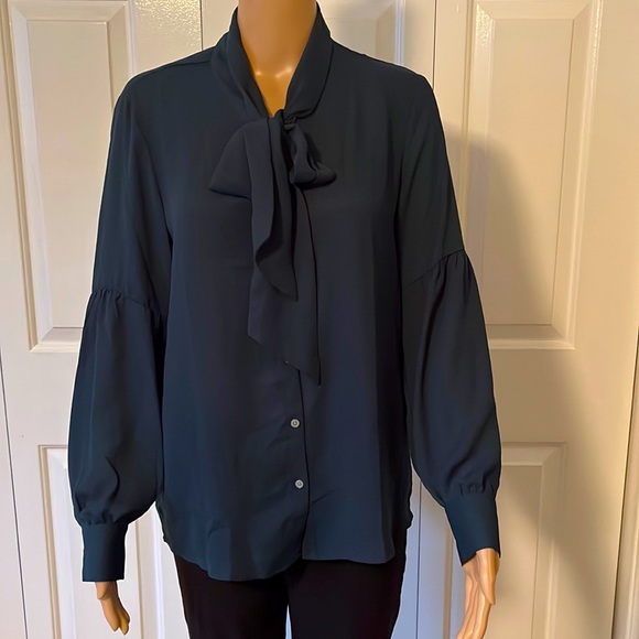 LOFT Tops - Loft deep green blouse